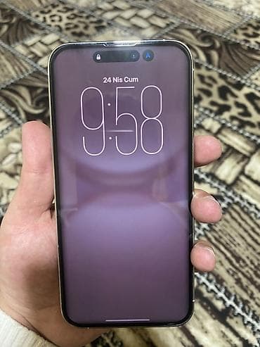 ipone 14 pro: IPhone 14 Pro Max, Ağ, Barmaq izi, Face ID, Sənədlərlə — 1