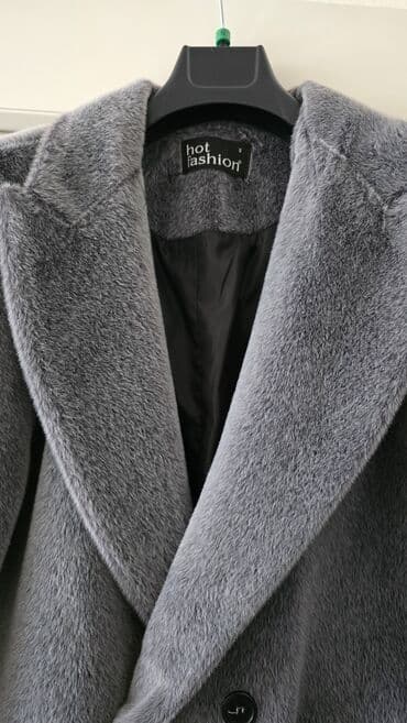 tek pencek: Palto, S, rəng - Boz — 3