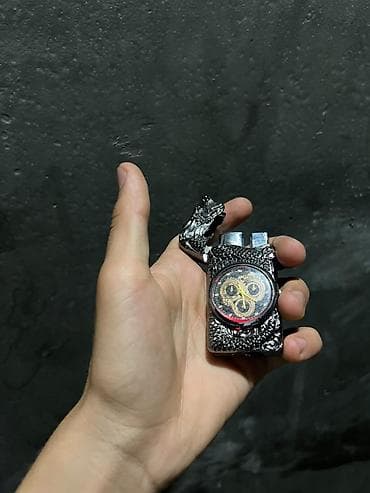 sensorlu saat: Metal qazlı alışqan – Dragon dizaynlı, saatlı model - Korpus: Ağır — 3