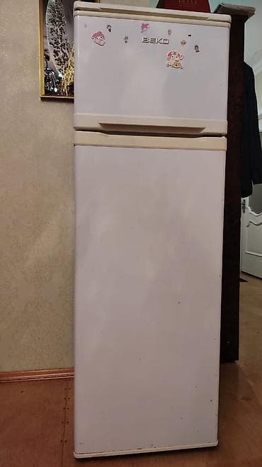 İşlənmiş 2 qapılı Beko Soyuducu Satılır, rəng - Ağ