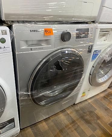 Samsung paltaryuyan maşın – ön yükləməli, boz/kümüşü korpus. - Digital