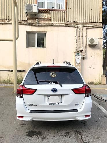 formula teker: Toyota Corolla Fielder Hybrid – ağ rəngli, universaldır — 1