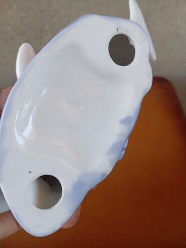 ağ balıq: Fiqur, Keramika, rəng - Ağ — 6