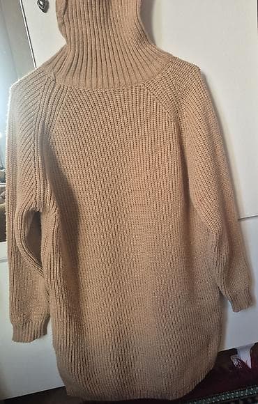 svitir: Bej rəngli qadın sviteri – balıqçı yaxalı - Rəng: isti bej - Model — 3