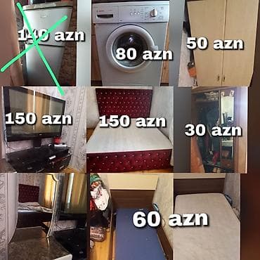 Digər mebel: Bir Evden satis Qiymetler qeyd olunub tek tekde satis — 1