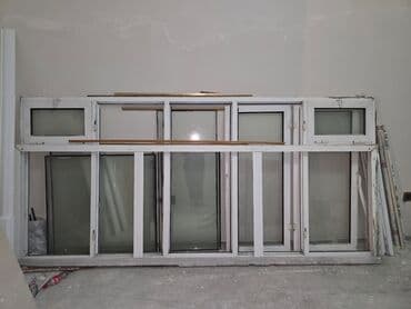 vitraj pencereler: İşlənmiş İkiqat şüşə paketi Plastik pəncərə, Еni: 3 sm, Uzunluğu: 2 sm — 1