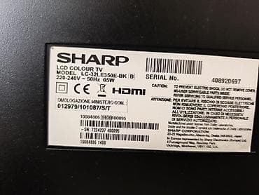il: İşlənmiş Televizor Sharp LED ekran 32" — 4
