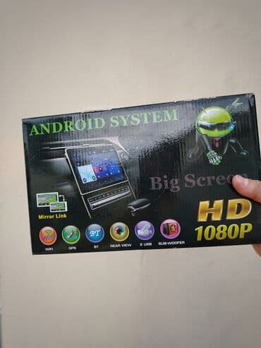 mini tablet: Avtomobil Android monitor Gence ❗Bluetooth ❗Fleş kart destekliyir — 1
