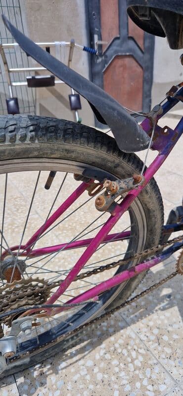 трехколесный велосипед взрослый: Б/у Городской велосипед 24", скоростей: 7, Самовывоз — 5