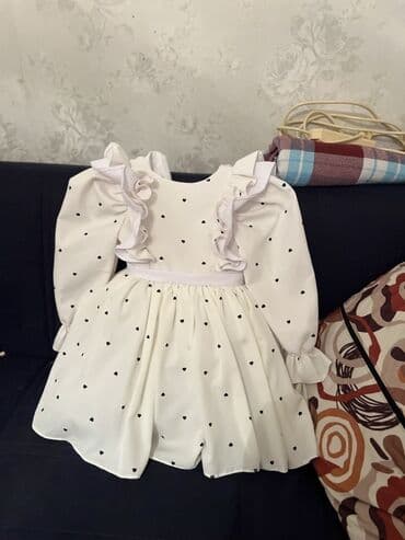 белые детские сарафаны: Детское платье, Праздничное, 5 - 6 лет — 2