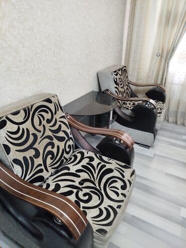əncir cemi: İşlənmiş, Kreslo, Parça, Kredit yoxdur, Çatdırılma yoxdur — 12