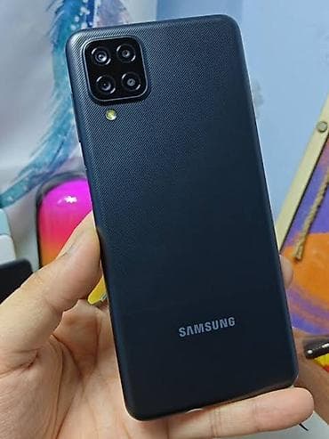 samsung plazma: Samsung Galaxy A12, 64 GB, rəng - Qara, İki sim kartlı — 1