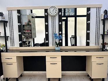 berber stol: 2 güzgü, 1 kreslo, 1 resepşın masası hamısı 350 azn — 3