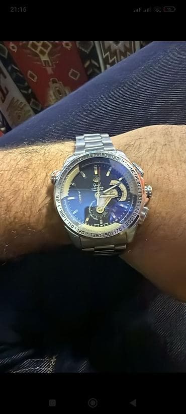 Smart qolbaqlar: Qol saatı, Tag Heuer, rəng - Gümüşü — 1