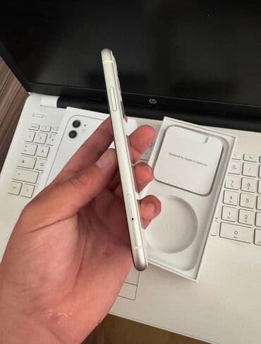 airpods pro 1 qiymeti: IPhone 11, 128 GB, Ağ, Zəmanət, Face ID, Sənədlərlə — 3