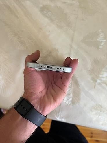 ref iphone satisi: IPhone 15, 128 GB, Ağ, Barmaq izi, Face ID — 6