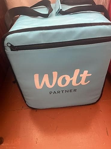 Wolt Partner izotermik çatdırılma çantası - Rəng: açıq mavi, Wolt