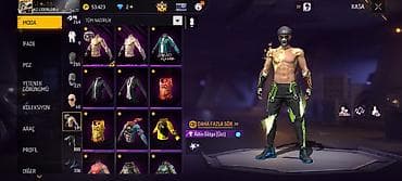 ikinci el noutbuklar: Free Fire oyun hesabı – yüksək səviyyəli, zəngin inventar Ümumi: - — 2