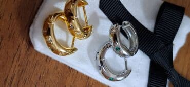 1 qram gümüşün qiyməti 2022: Sırğa — 5