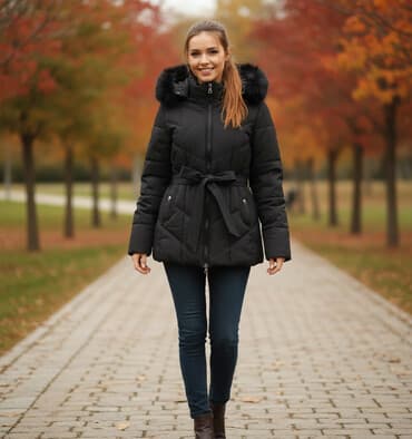 alt paltarlari qadin ucun: Puxovik kurtka — 1