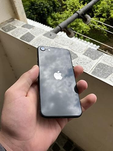 telefon apple: IPhone SE 2020, 64 GB, Qara, Barmaq izi, Simsiz şarj — 2
