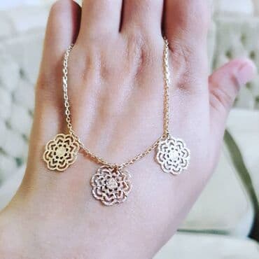 tək qaş: Bilərzik, Pandora, Sarı qızıl, 585 Əyar — 2