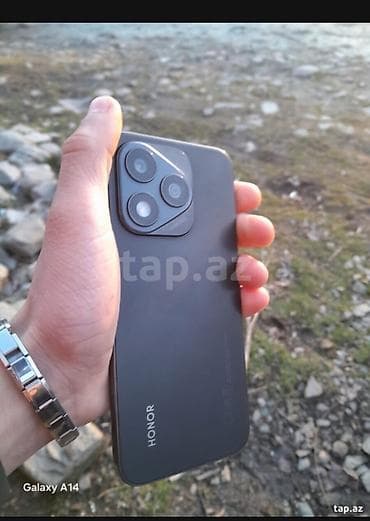 Honor 400 Lite, 256 GB, rəng - Qara, Barmaq izi