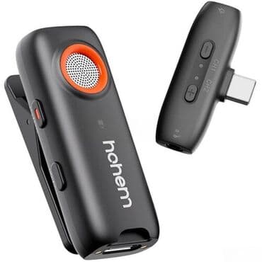 təzə telefonlar: Hohem Mıc 01 Type-C. Verici və Qəbuledici Transfer tezliyi: 48KHz — 2