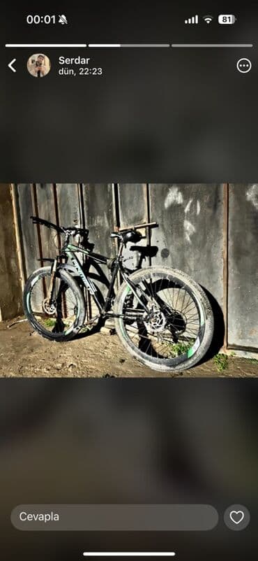 Dağ velosipedi - Çərçivə: yüngül alaşımlı, sərt quyruq (hardtail) lalafo.az -da Dağ velosipedi - Çərçivə: yüngül alaşımlı, sərt quyruq (hardtail)