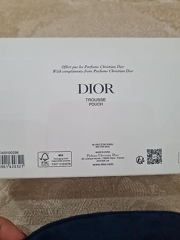 etir qablari: Dior Trousse Pouch kosmetik çantası - Rəng: tünd göy (navy) - — 3