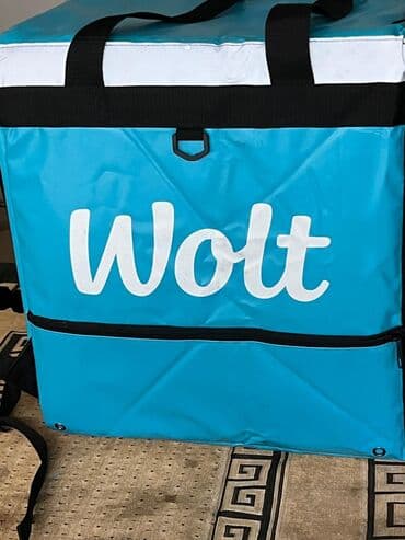 Professional ət çəkən maşınlar: Məhsul: Wolt çatdırılma çantası (termik kürək çantası) Xüsusiyyətlər — 2