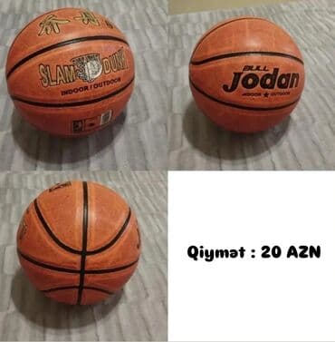 imzalı futbol topu: Basketbol topu – “Slam Dunk / Bull Jodan” (Indoor/Outdoor) - Ölçü — 1