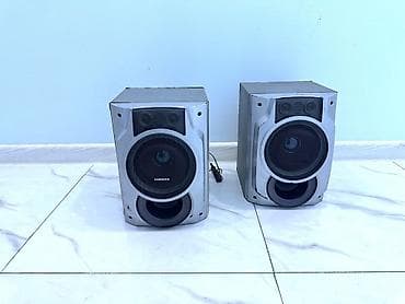 музыкальный центр самсунг: Б/у Samsung Колонка, Тип - Акустическая, цвет - Серебристый — 3