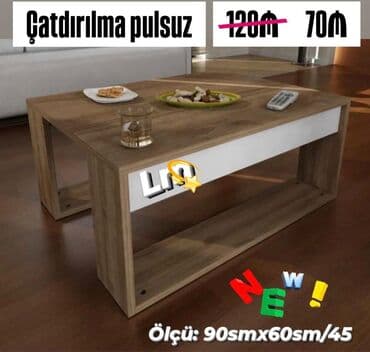 konputer masası: Jurnal masası, Yeni, Açılmayan, Laminat, Dördbucaq masa — 1