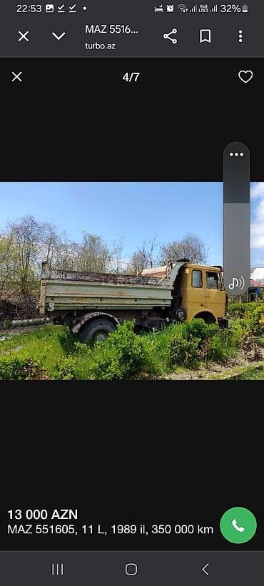 diski mala: MAZ 551605 yükdaşıma maşını - Model: MAZ 551605 (saman/çınqıl üçün — 3