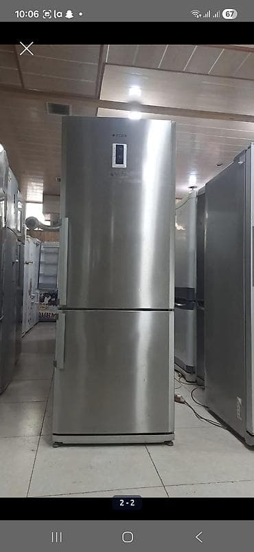 Məişət texnikası: 2 qapılı Arcelik Soyuducu Satılır, rəng - Gümüşü — 2