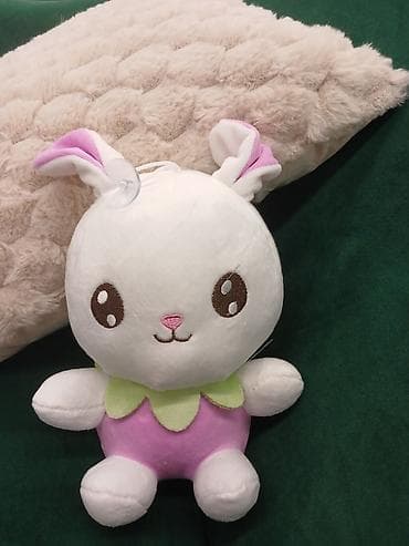 poni oyuncaq: Plyuş dovşan oyuncağı - Yumşaq, toxunuşa xoş plyuş material - — 2