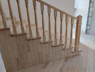 bulaq dizaynlari: Mərmər effektli qara-ağ dizaynda, massiv ağacdan hazırlanmış daxili — 9