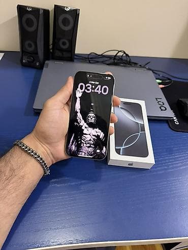 damla su filteri: IPhone 16 Pro, 256 GB, Ağ, Face ID — 8