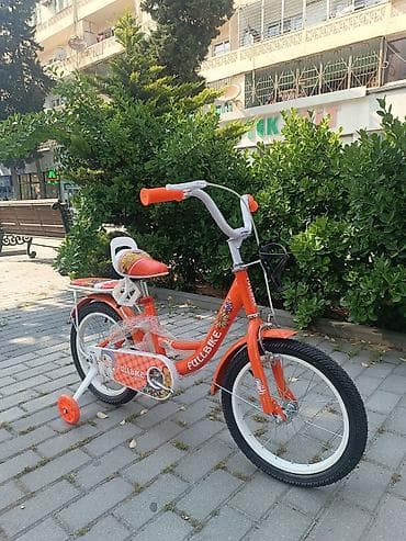velosiped ural: Yeni İki təkərli Uşaq velosipedi 16", sürətlərin sayı: 1, Ödənişli çatdırılma — 10