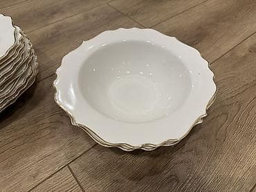 bezek bitkisi: Обеденный набор, цвет - Золотой, Стекло, 12 персон — 5