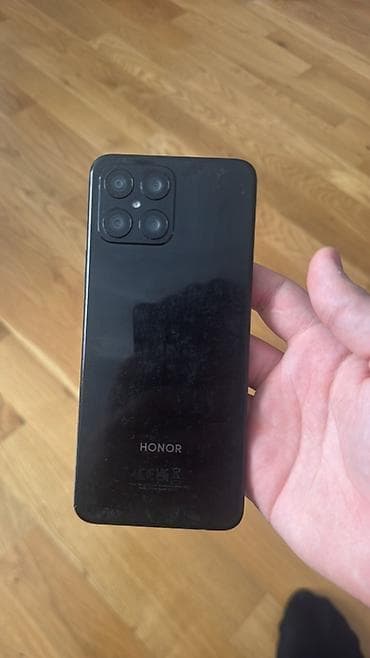 lg k 10: Honor X8, rəng - Qara, Barmaq izi — 1