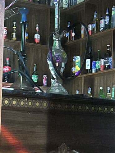 Metallik nargilə seti - Korpus: yüksək keyfiyyətli parlaq metal