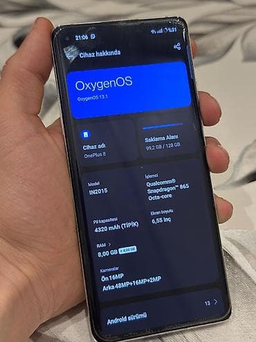 iphone 16 ikinci əl: OnePlus 8, 128 GB, Barmaq izi — 7