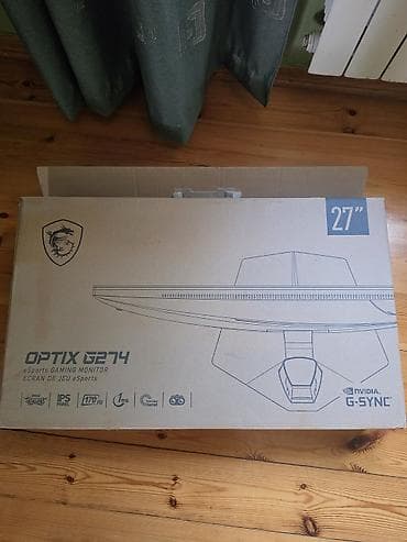 msi optix mag271r: MSI Optix G274 gaming monitor satılır. Şəxsi istifadə olunub — 2