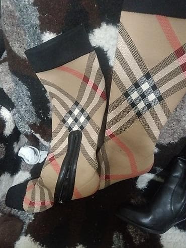 Çəkmələr: Qadın uzun çəkmələr – müxtəlif modellər - Rəng: qara və bej/naxışlı — 4