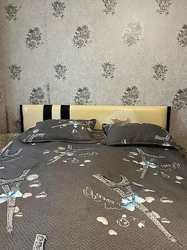 Комплекты диванов и кресел: Двуспальная кровать, Шкаф, Трюмо, 2 тумбы, Азербайджан, Б/у — 4