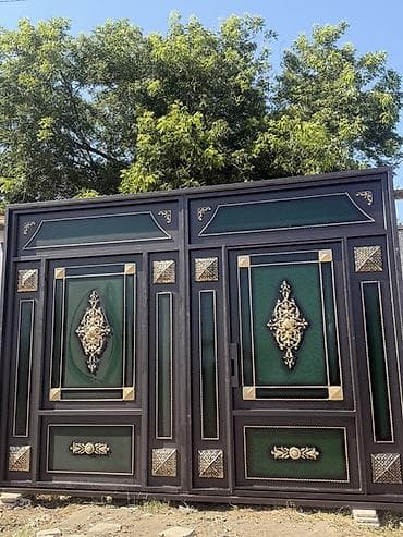 dəmir deşən: Salam Darvaza Yenidir Eni-3.50 Hündürlük-2.60.İçəri Açılandır Bütün — 3