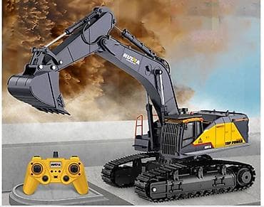 Huina 1592 RC Exkavator . Li-Ion 18650 battery 7.4V