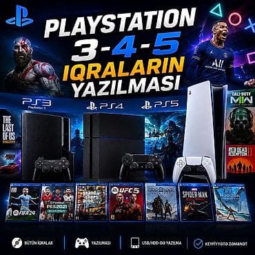 ps4 icare: Təmir Sony Playstation, Proqram təminatının yüklənməsi, Zəmanətlə — 1